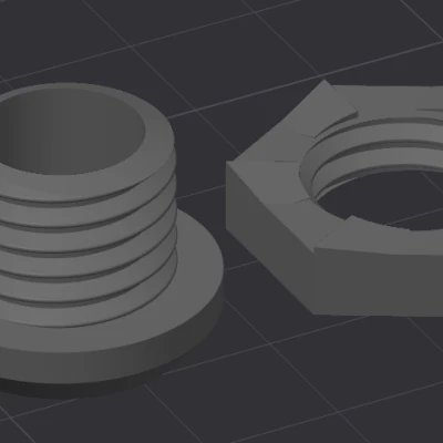 Giá đỡ LED 10mm (xoay lại để nằm phẳng trên bàn)