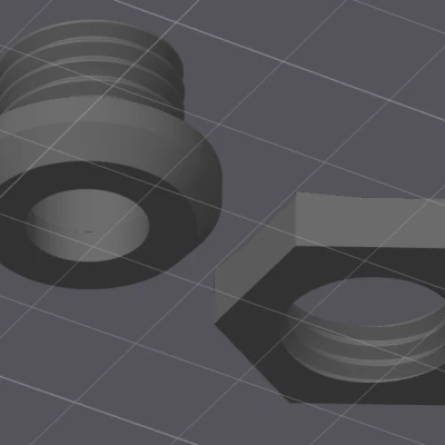 Giá đỡ LED 10mm (xoay lại để nằm phẳng trên bàn)