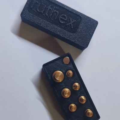 Hộp đựng dụng cụ ren Ruthex với nam châm 6x3