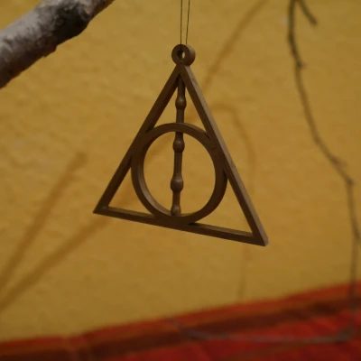 Móc Treo Giáng Sinh Harry Potter (Hedwig, Khắc Chết, Hogwarts)