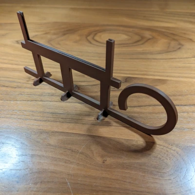 Giá Đỡ Thẻ Bài Hình Xe Trượt Tuyết