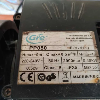 Bộ lọc nước thay thế cho bơm hồ bơi Gre PP050