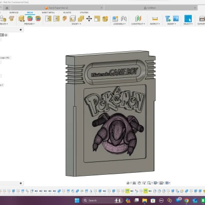 Hộp Cart GBC "Pokemon Blue"