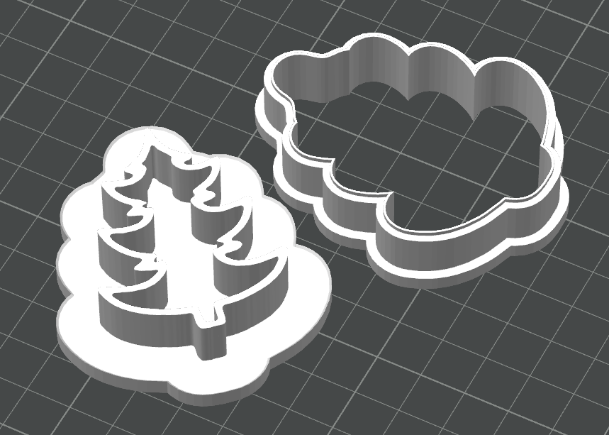 Khuôn Cắt Cây Thông Noel