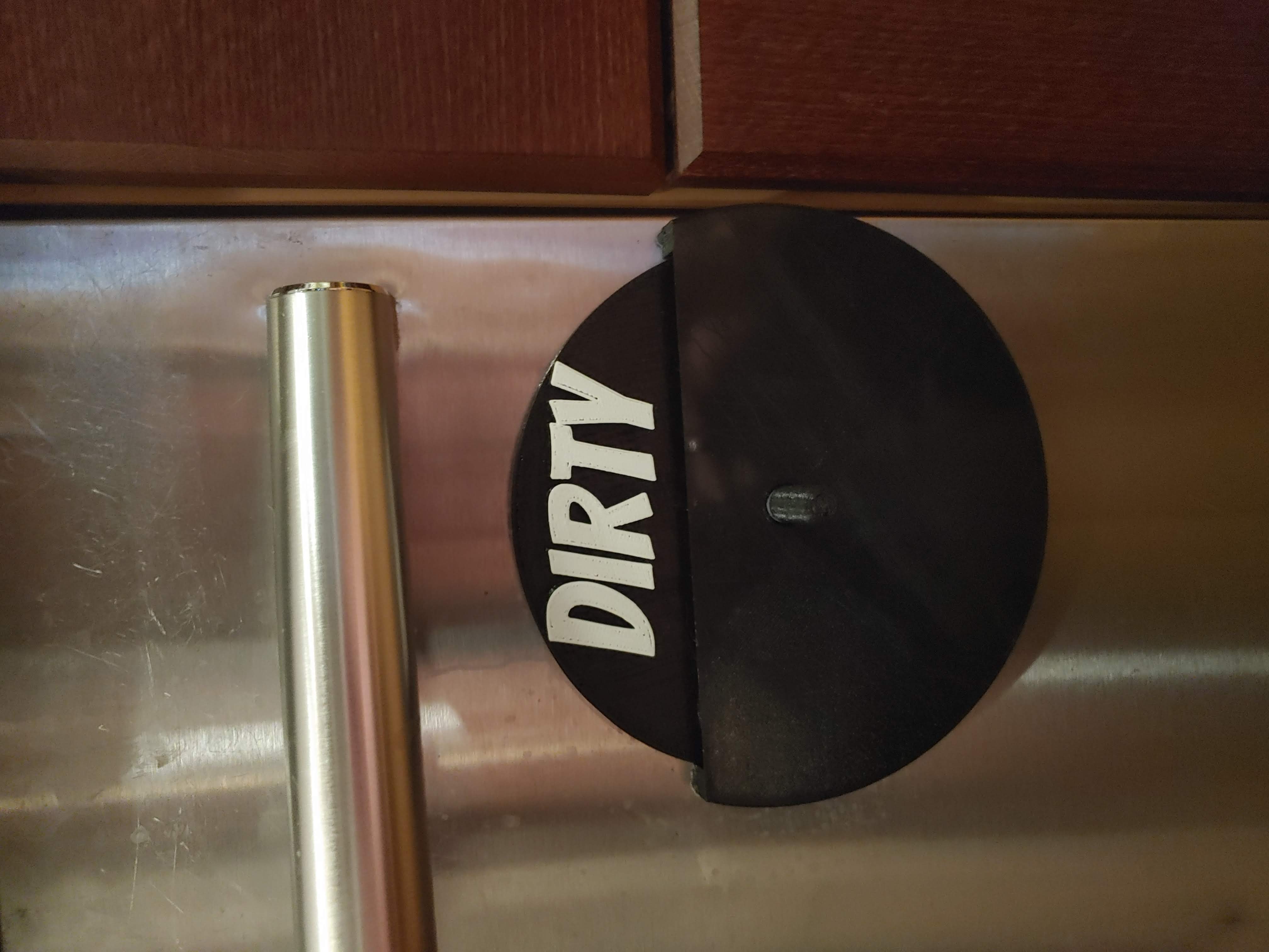 Biển Báo Máy Rửa Chén Ba Chiều