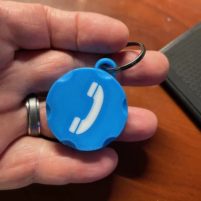 Móc Khóa Đựng Tiền Xu 25 Cent Mỹ