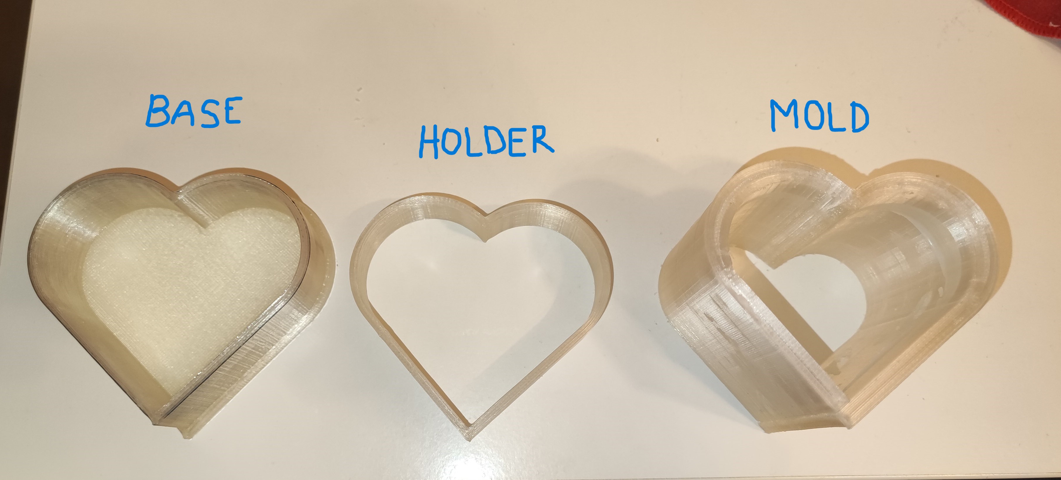 Khuôn Nến Hình Trái Tim