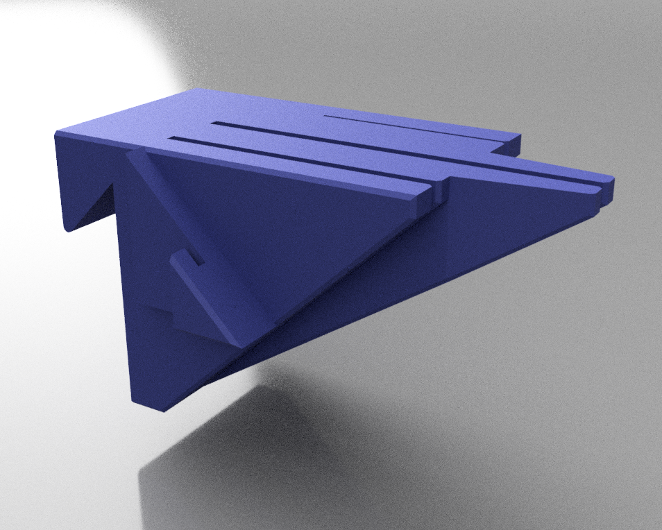 Kệ Giữ Thước Đo Tiết Kiệm Không Gian Kiểu French Cleat