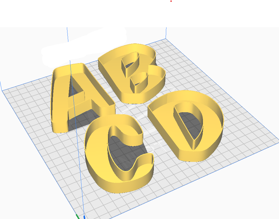 Chữ LED Bên Trong Đế Lớn Hơn