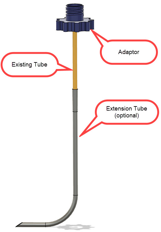 Bộ Chuyển Đổi Bơm Xà Bông Cho Chai 1 Gallon