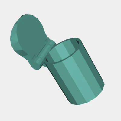 Thùng rác Low poly (in-place)