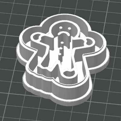 Khuôn Cắt Bánh Gừng Chân Gãy