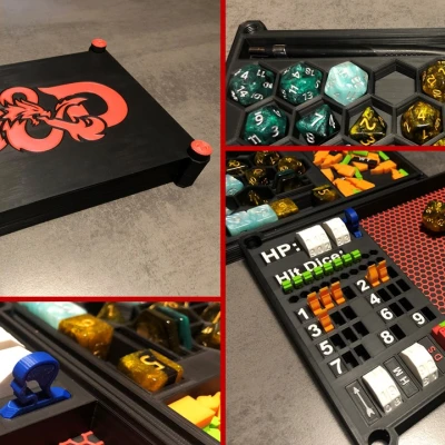 Hộp / Bàn tính xúc xắc DnD