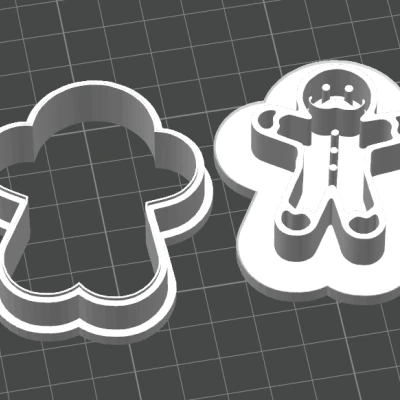 Khuôn Cắt Bánh Gừng Hình Ria Mép