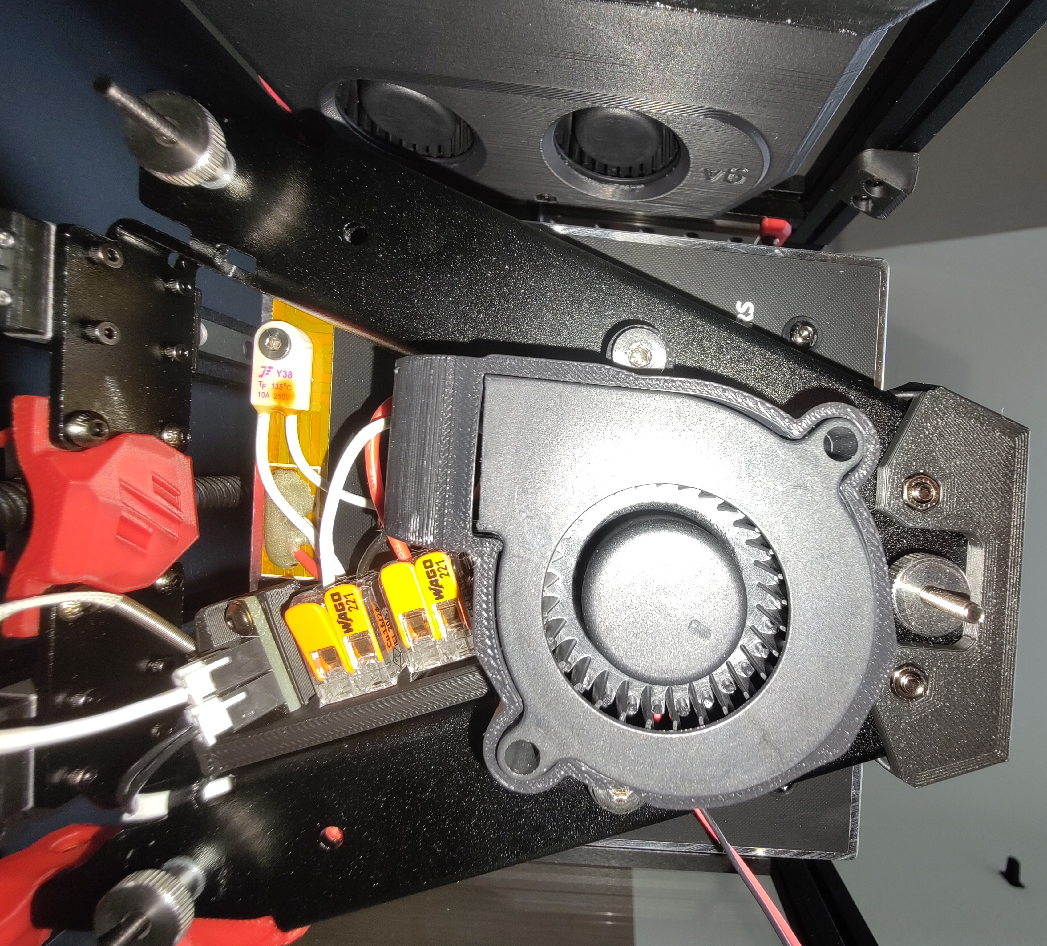 Giá đỡ quạt 5015 cho bàn Kirigami Voron Zero