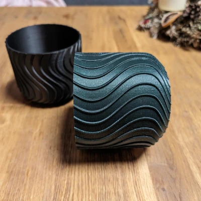 Chậu Hoa Hình Chữ S Cho Cây Cảnh