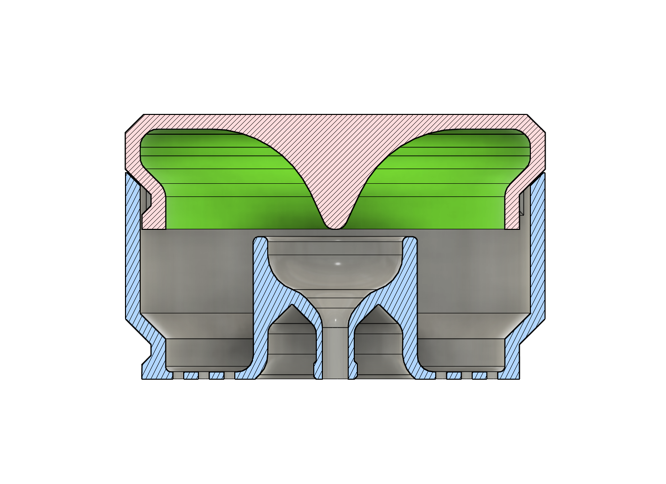 Tháp Thủy Canh Module (Nắp Phân Phối Hồ Sơ Thấp)