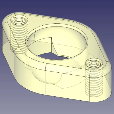 Chỗ gắn vòm bánh xe 12mm cho Velomobile