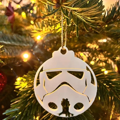 STAR WARS - Tàu Con Thoi và Stormtropper Trang Trí Giáng Sinh