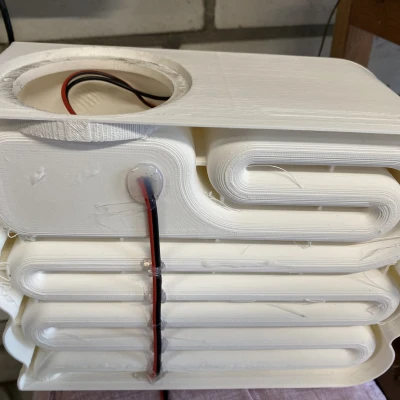 Loa siêu trầm mini bằng bê tông in 3D (Bản sửa đổi HexiBase)