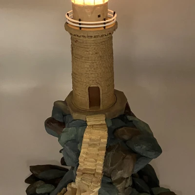 Mô Hình Ngọn Hải Đăng Tourlitis