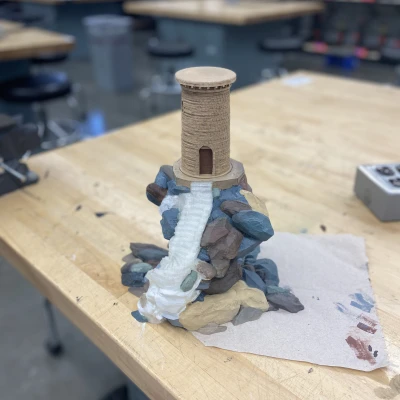 Mô Hình Ngọn Hải Đăng Tourlitis