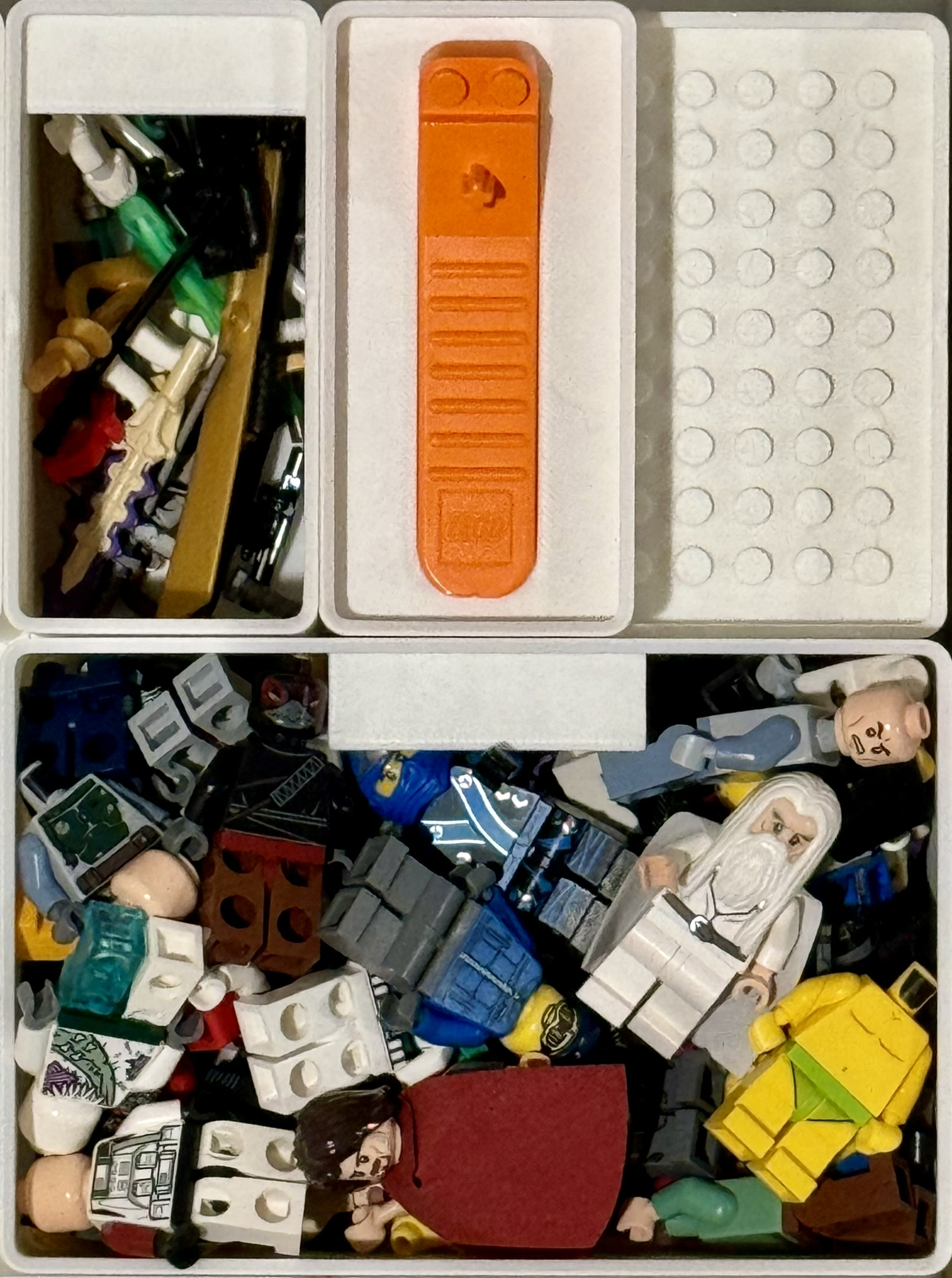 Tách Lego Brick và Trục Gridfinity 96874