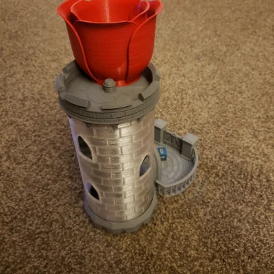 Thêm một Tháp Đổ Xúc Xắc Có Chóp Hoa Hồng