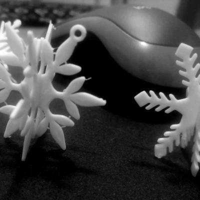 Móc Trang Trí Bông Tuyết Giáng Sinh Có Khớp Nối