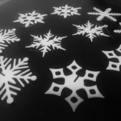 Móc Trang Trí Bông Tuyết Giáng Sinh Có Khớp Nối