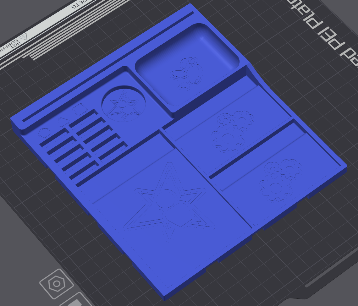 Khay Đựng Bài Cyberpunk RED-Combat Zone (Một Màu)