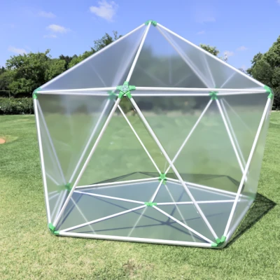 Nhà Kính Trắc Địa - Khớp Nối PVC Linh Hoạt