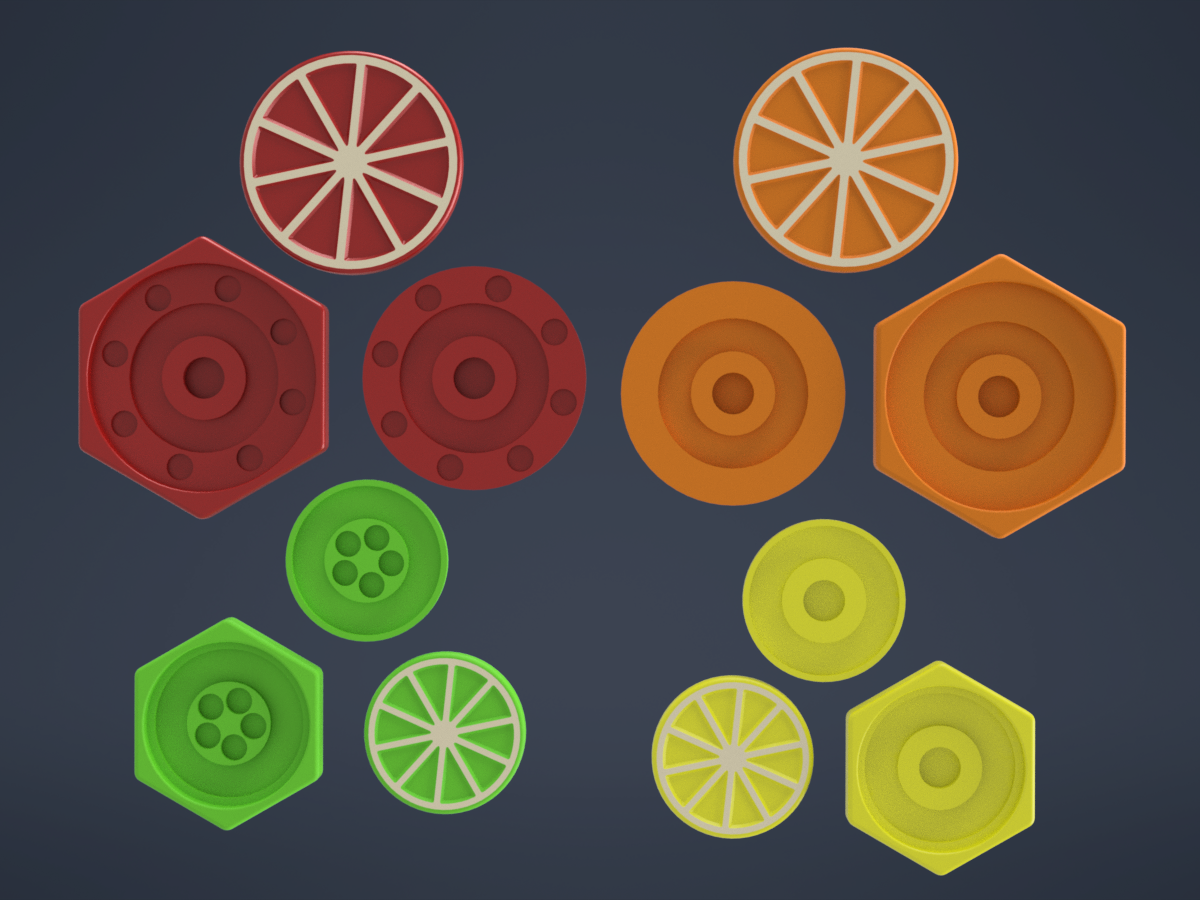 Citrus - Bộ sưu tập đồng xu fidget