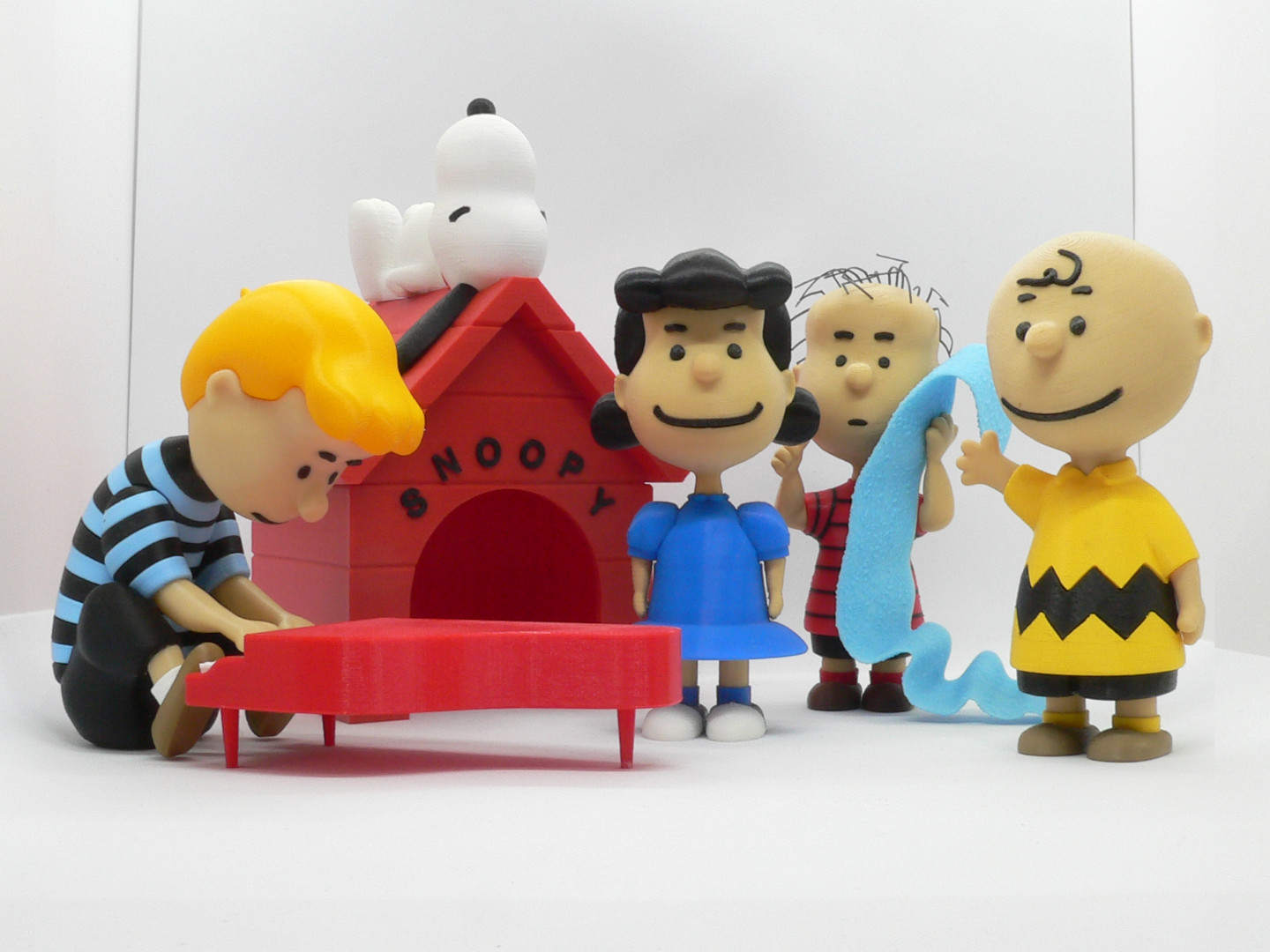 Mô hình 3D Schroeder - Peanuts