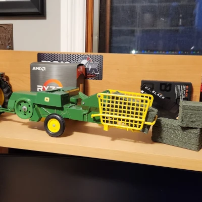 Bó Cỏ Khô Vuông Tỉ Lệ 1/32