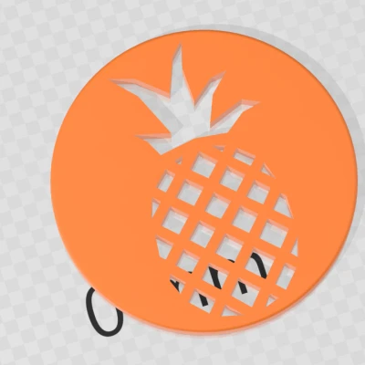 Token Xe Đẩy Hàng Hình Trái Thơm