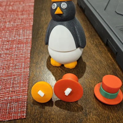 Chốt Nón Người Tuyết/Chim Cánh Cụt (Chỉnh Sửa)