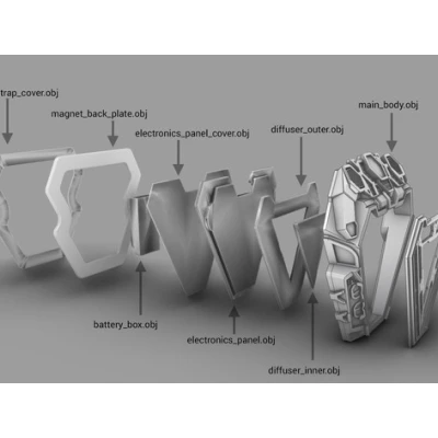 Lò phản ứng Arc Endgame (Chuẩn Phim và Có thể đeo) Sạc không dây