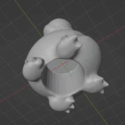 Ếch Tròn Vo Đeo Ngón Tay