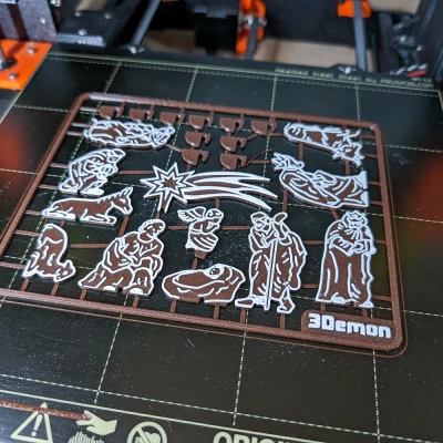 Mô hình Kit Card Cảnh Chúa Giáng Sinh Bethlehem