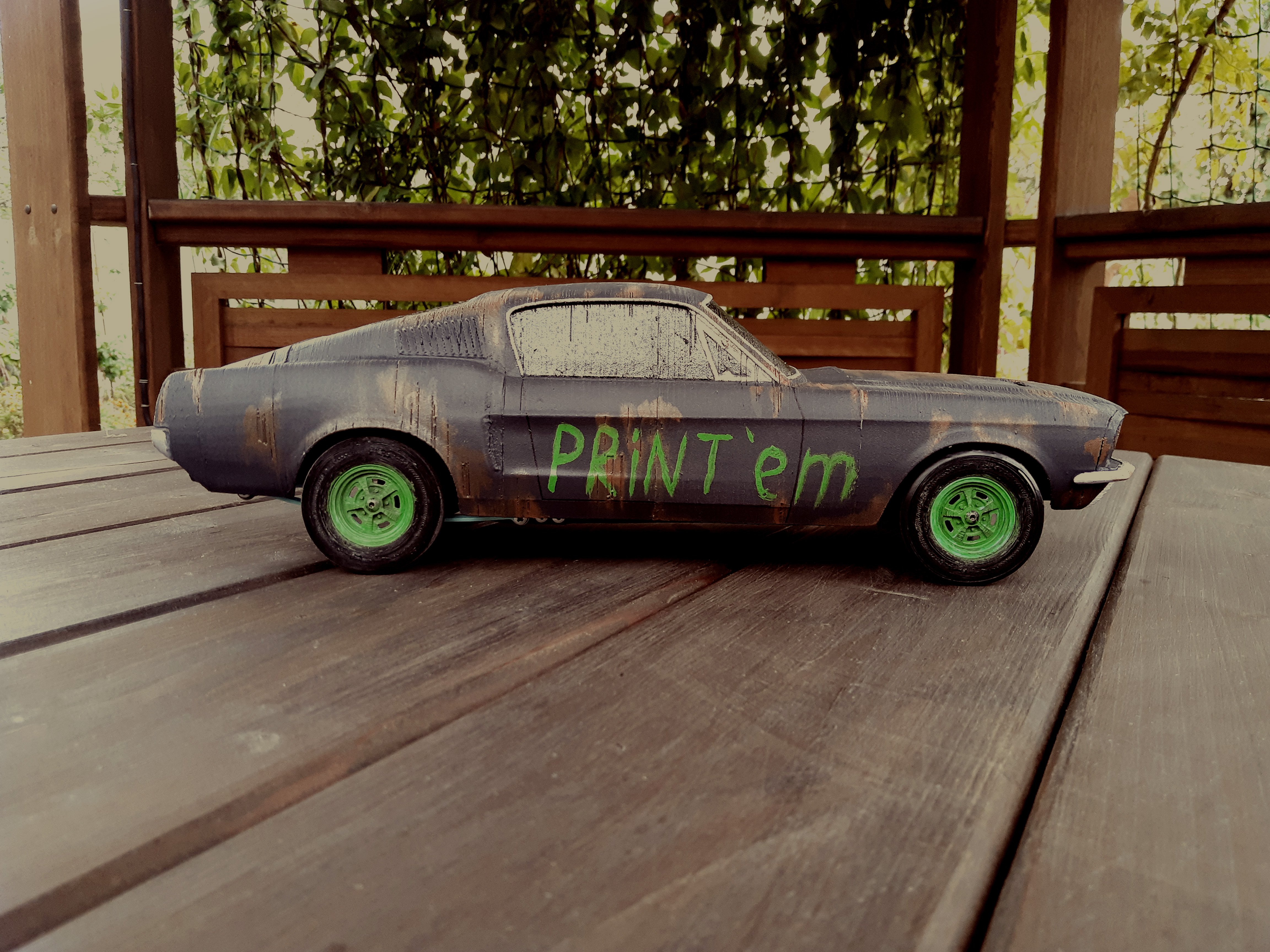 RC Car - Khung sườn RC Muscle Car (Chassis)