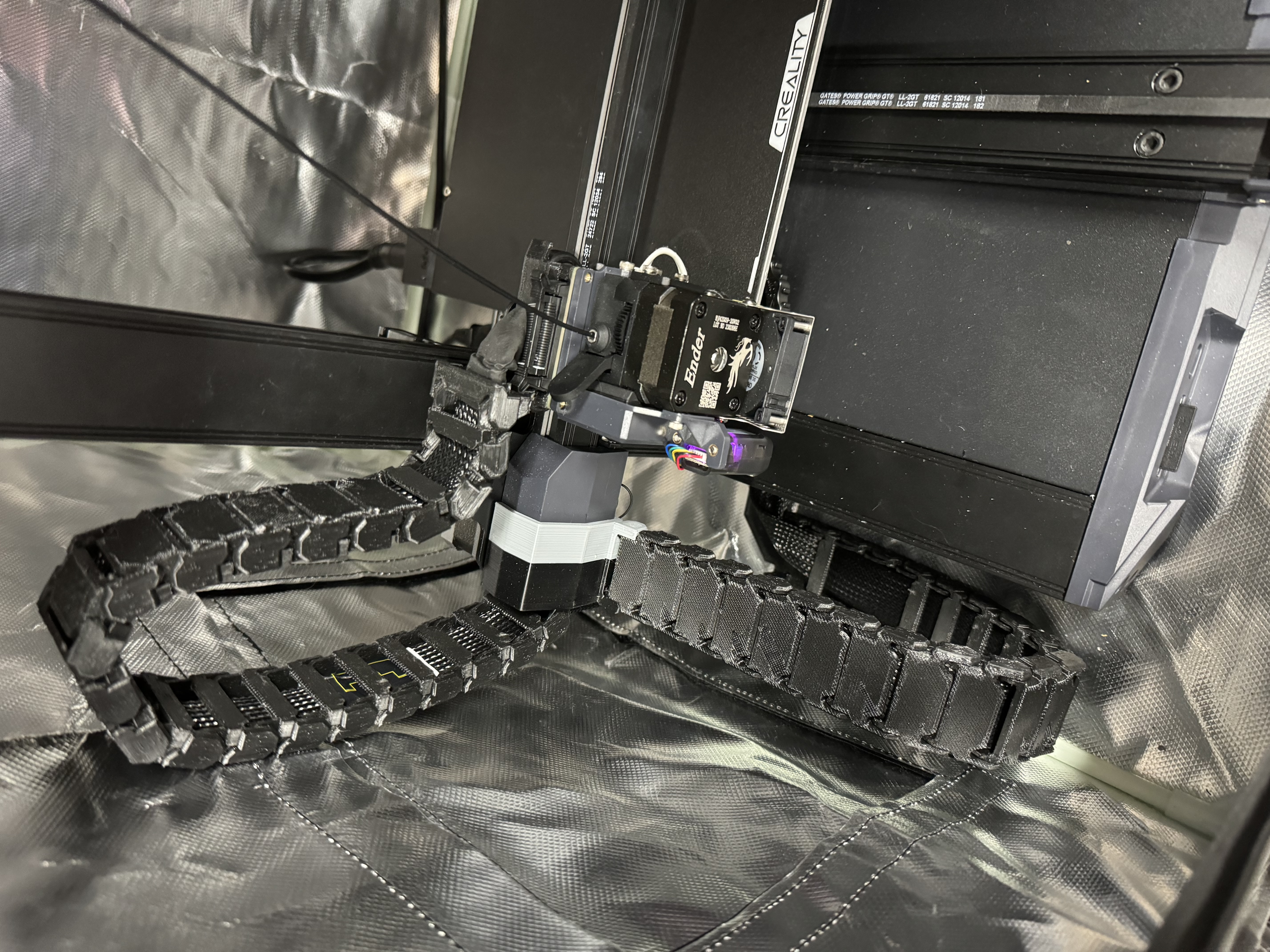 Mod Dây Xích Cáp Ender 3 S1 Xoay 90 Độ