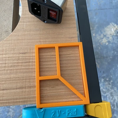 Khuôn phay cho công tắc nguồn / bộ lọc nguồn - Máy Pin ảo (VPin) 45x45mm