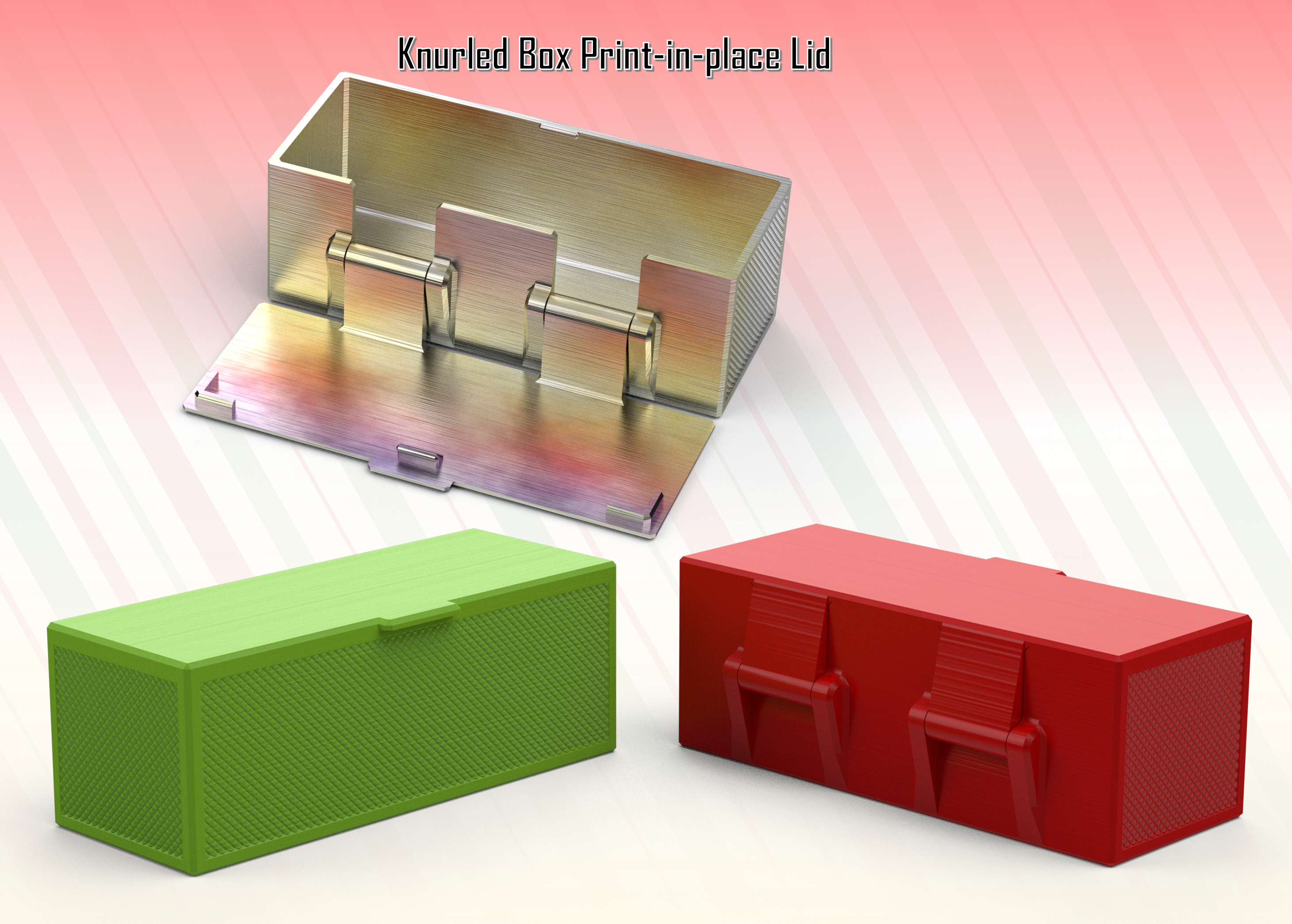 Hộp Nhám Có Nắp Gập In Liền & Thiết Kế Co Giãn