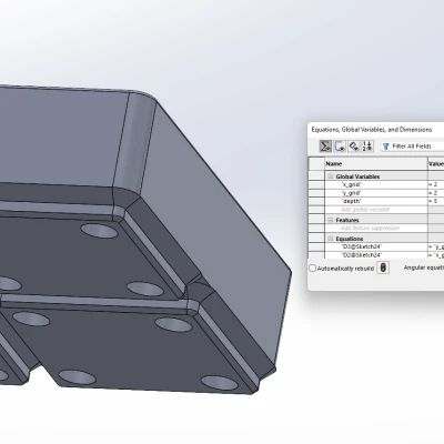 Gridfinity - Mẫu Solidworks