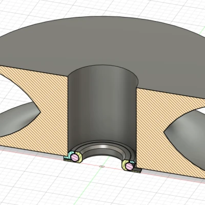 Đế Giữ Cuộn Dây Dẹt 6mm Profile Thấp
