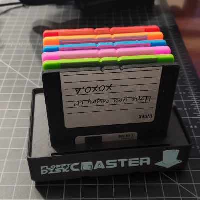 Giá Đựng Đế Lót Ly Đĩa Mềm 3.5 inch - Gridfinity