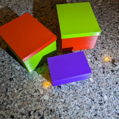 Hai Hộp Đơn Giản Có Nắp - Hộp Quà - Hộp Đựng Linh Kiện