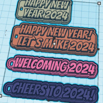 Móc khóa Chúc mừng năm mới!