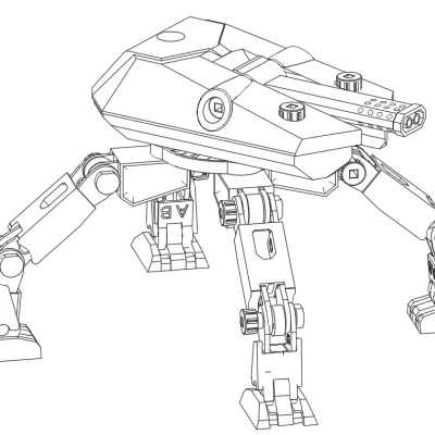 Mô hình Xe tăng "Walker" MT-58008
